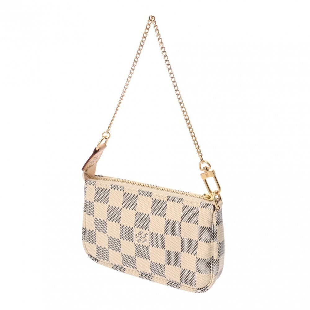 Louis Vuitton Accessoires White Pochette Azur Damier Accessory Pouch